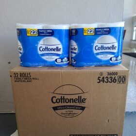 Cottonelle Ultra Clean Toilet Paper with Active CleaningRipples Texture, Strong Bath Tissue, 24 Family Mega Rolls (24 Family Mega Rolls = 132 Regular Rolls) (4 Packs of 6), 388 Sheets per Roll photo review